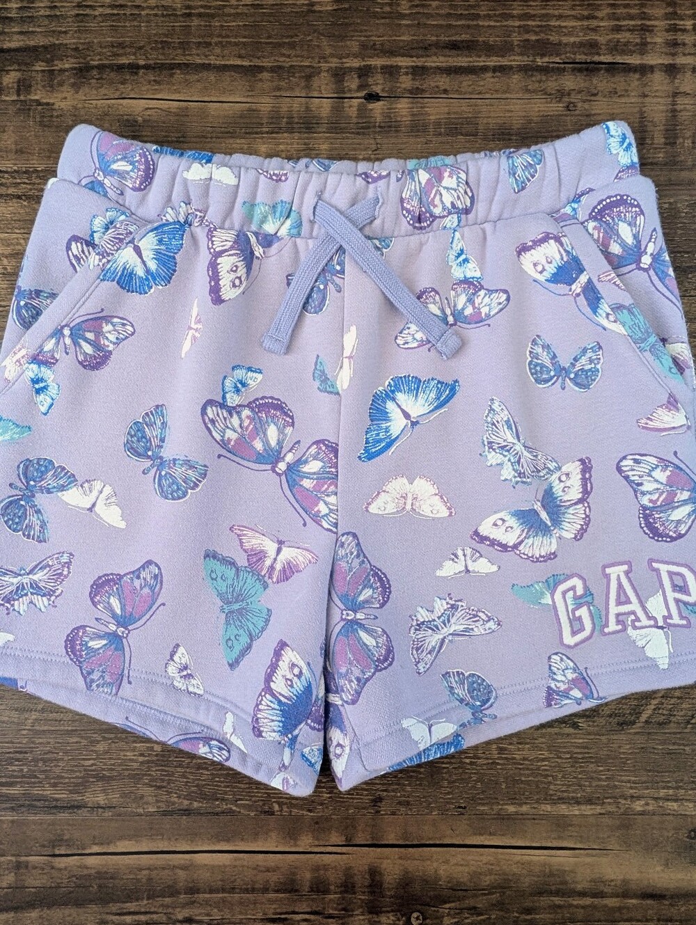 Gap Purple Butterfly Shorts